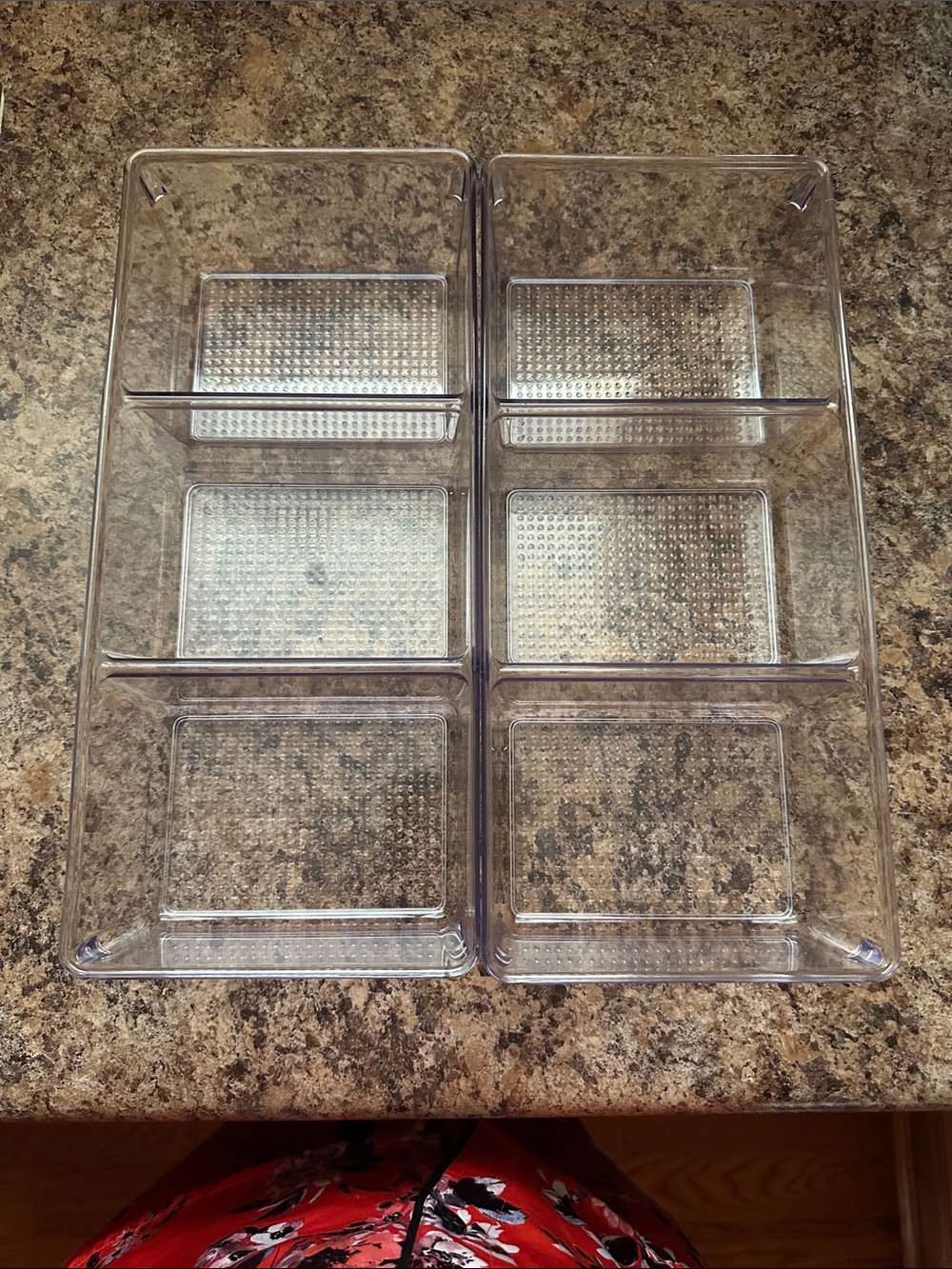Makeup acrylic organizer set of two